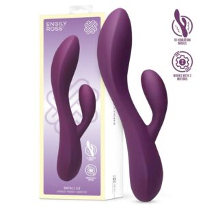 Bacall 2.0 Vibe Injected Liquified Silicone Double Motor USB