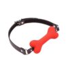 Bone Gag Ball Red