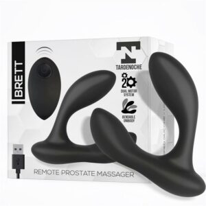 Brett Prostate Massager Remote Control USB Liquid Silicone