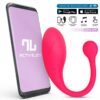 Bulby Vibrating Egg with App Dark Pink