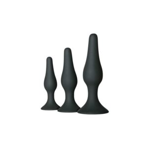 Buttplug Set of 3 Black