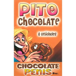 Caja Comic 6 Pene Chocolate Negro