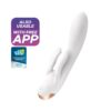 Double Flex G-Spot Vibe 3 Motors Satisfyer APP Connect White