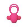 Double Vibrating Cockring Power Clit Duo Pink