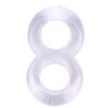 Duo Cock 8 Ball Ring-clear