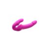 Evoke Vibrating Strapless Strap-On Pink