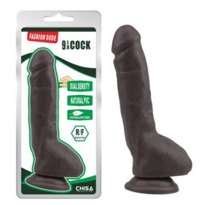 Fashion Dude Dual Density Dildo 23 cm x 4.3 cm Brown