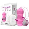 Hiibo Vibrating and Rotating Egg with Remote control USB Silicone Pink