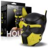 Hound Neoprene Dog Hound Removable Muzzle Black/Yellow One Size