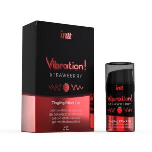 Liquid Vibrator Warm Effect Aroma Strawberry 15 ml