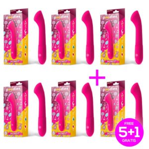 Pack 5+1 Honey G-spot Vibe Silcone USB