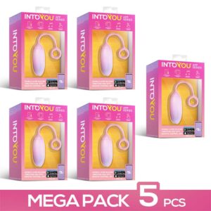 Pack de 5 Vibrating Egg with APP Pink/Purple