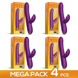 Pack of 4 Sendel Vibe with Up and Down Internal Beads Rings and Pulsation APP