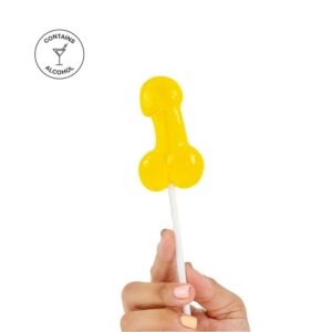 Penis Shaped Lollipop Piña Colada Flavor with Alcohol