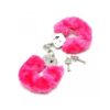 Police cuffs with Pink Fur-Adjustable