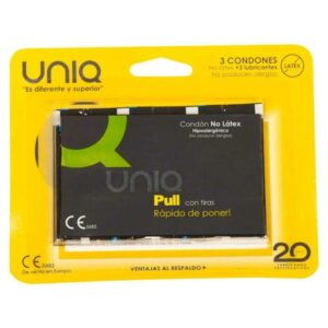 Pull Condoms with Straps No Latex 3 pcs