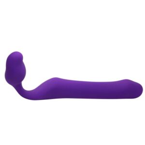 Queens L Strapless Strap-On Dildo Size L Silicone Dark Purple