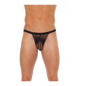 String Fishnet Black One Size