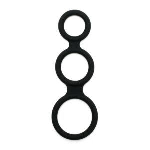 Triple Cock Ring Black