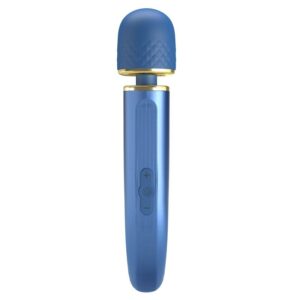 Vibrating Wand USB Silicone Blue