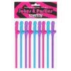 Willy Straws Various Colors Pack of 9