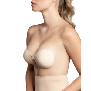 BYE-BRA - BRA INVISIBLE BEIGE CUP D