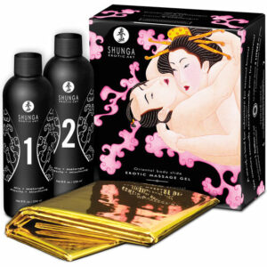 SHUNGA - ORIENTAL BODY TO BODY EROTIC MASSAGE GEL STRAWBERRIES AND CAVA