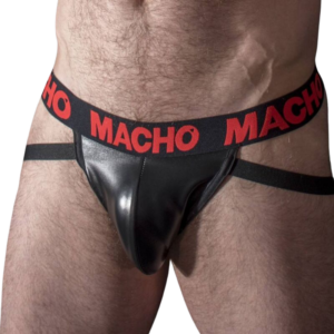 MACHO - MX25RC JOCK RED LEATHER L