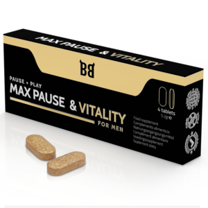 BLACK BULL - MAX PAUSE & VITALITY RETARDANT FOR MEN 4 CAPSULES