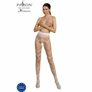 PASSION - ECO COLLECTION BODYSTOCKING ECO S006 WHITE