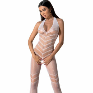 PASSION - BS100 WHITE BODYSTOCKING ONE SIZE