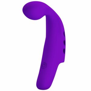 PRETTY LOVE - GORGON PURPLE RECHARGEABLE FINGER VIBRATOR