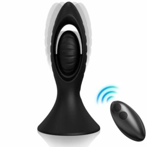 ARMONY - VIBRATOR & ANAL PLUG SILICONE BLACK