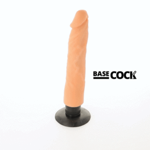 BASECOCK - REALISTIC VIBRATOR 2-1 FLESH 20 CM -O- 4 CM