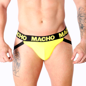 MACHO - MX25A JOCK LYCRA YELLOW L