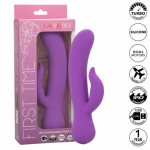 CALEXOTICS - FIRST TIME VIBRATOR PLEASER RECHARGEABLE PURPLE