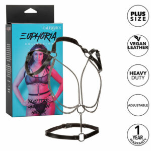 CALEXOTICS - EUPHORIA MULTICHAIN HALTER HARNESS PREMIUM PLUS SIZE