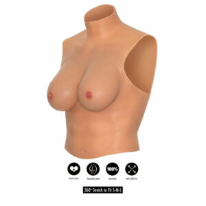 HIDDEN DESIRE - ALTER EGO WEARABLE BREAST SHIRT E-CUP FLESH