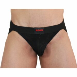 BURN - 003 JOCK SHINY BLACK L