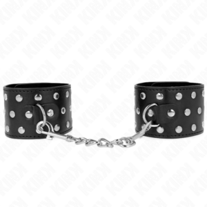 KINK - PUNK WRIST RESTRAINTS ADJUSTABLE 19-24 CM X 5.5 CM