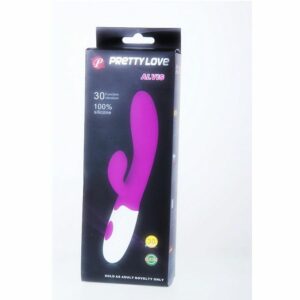 PRETTY LOVE - FLIRTATION ALVIS VIBRATOR WITH CLITORIS STIMULATOR