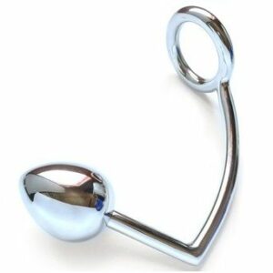 METAL HARD - RING WITH ANAL HOOK 40MM