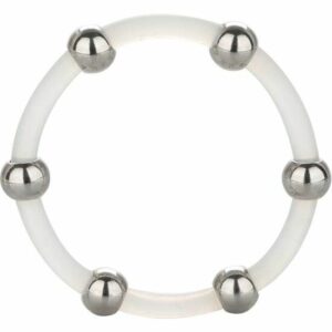 CALEXOTICS - STEEL BEADED SILICONE RING XL