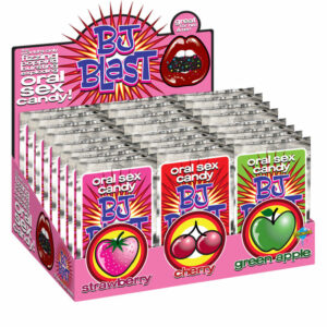 PIPEDREAMS - BJ BLAST STRAWBERRY / CHERRY AND GREEN APPLE - DISPLAY - 36 PC