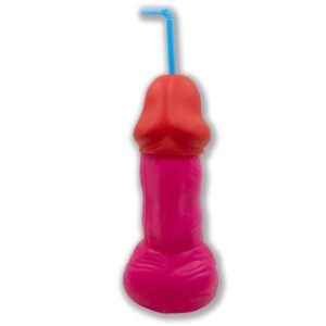 Penis-Shaped Cup Fuchsia 500 ml