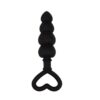 Beaded Luv Probe 15.6 x 3.4 cm Silicone Black