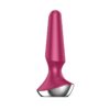 Plug-ilicious 2 Vibrating Butt Plug with Satisfyer Connect App Berry