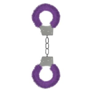 Shots Ouch! Beginners Handcuffs Furry Purple