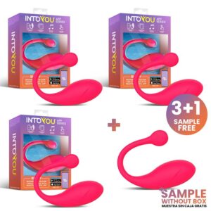 Pack 3 + Sample Bulby Vibrating Egg with APP Dark Pink